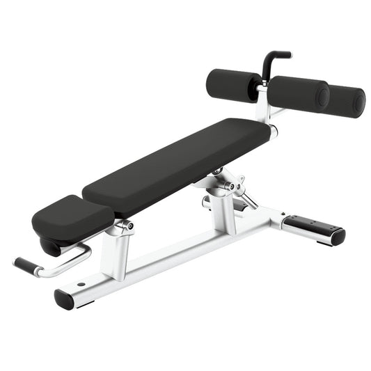 Life Fitness verstellbare Bauchbank, Adjustable Decline/Abdominal Crunch, Signature Series, Farbe Weiß, NEU & OVP