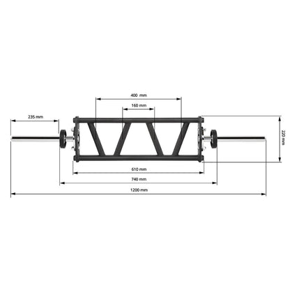Short Multi Grip Bar - 30 mm