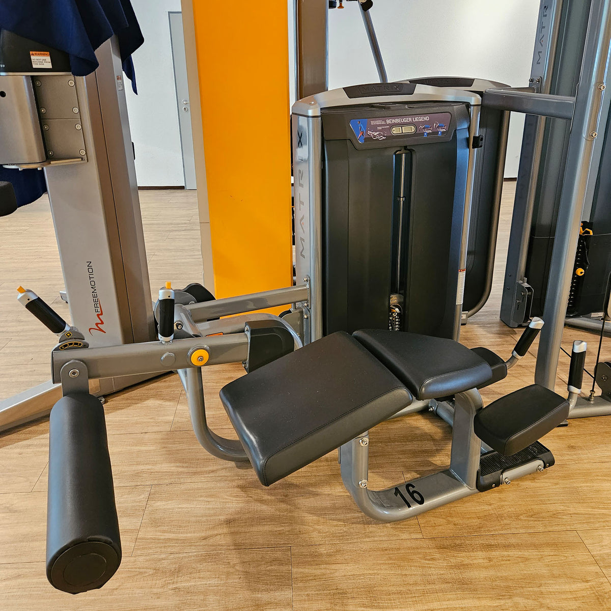 Matrix Ultra Prone Leg Curl G7-S73, Beinbeuger liegend, Rahmen Silber, gebraucht - überholter Zustand