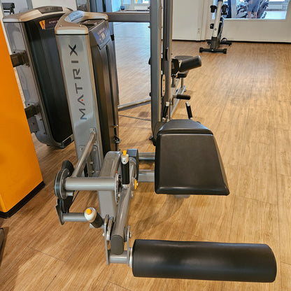 Matrix Ultra Prone Leg Curl G7-S73, Beinbeuger liegend, Rahmen Silber, gebraucht - überholter Zustand
