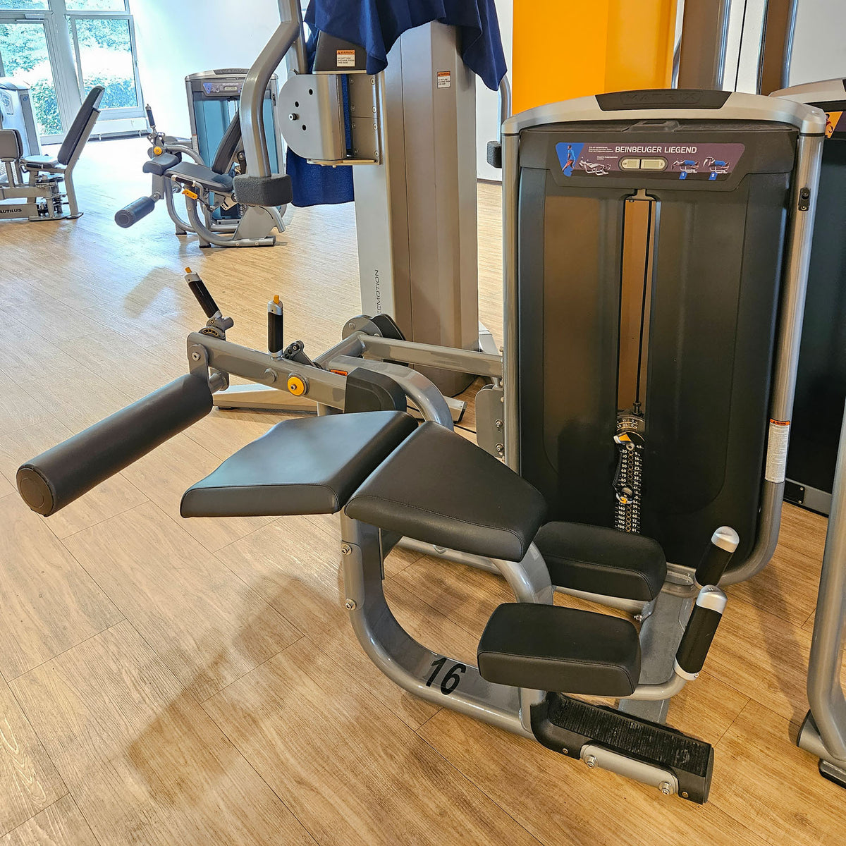 Matrix Ultra Prone Leg Curl G7-S73, Beinbeuger liegend, Rahmen Silber, gebraucht - überholter Zustand