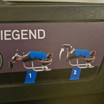 Matrix Ultra Prone Leg Curl G7-S73, Beinbeuger liegend, Rahmen Silber, gebraucht - überholter Zustand