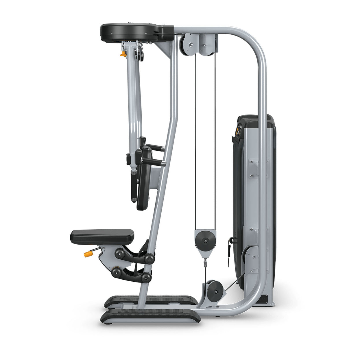 Matrix Ultra Pec Fly and Rear Delt G7-S22, Butterfly and Butterfly Reverse 2 in 1 combination machine, frame silver, used - refurbished condition