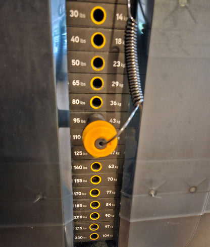 Matrix Versa Dual Latzug und Rudern sitzend VS-S331, Lat Pulldown and Row Machine, Kombimaschine 2 in 1, Rahmen Silber, gebraucht - überholter Zustand