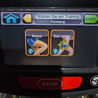 Cybex Arc Trainer 771AT Total Body, Crosstrainer, Ellipsentrainer mit höhenverstellbarer Rampe, Stepper, LED und Touch Display, Rahmenfarbe Silber, gebraucht - überholter Zustand