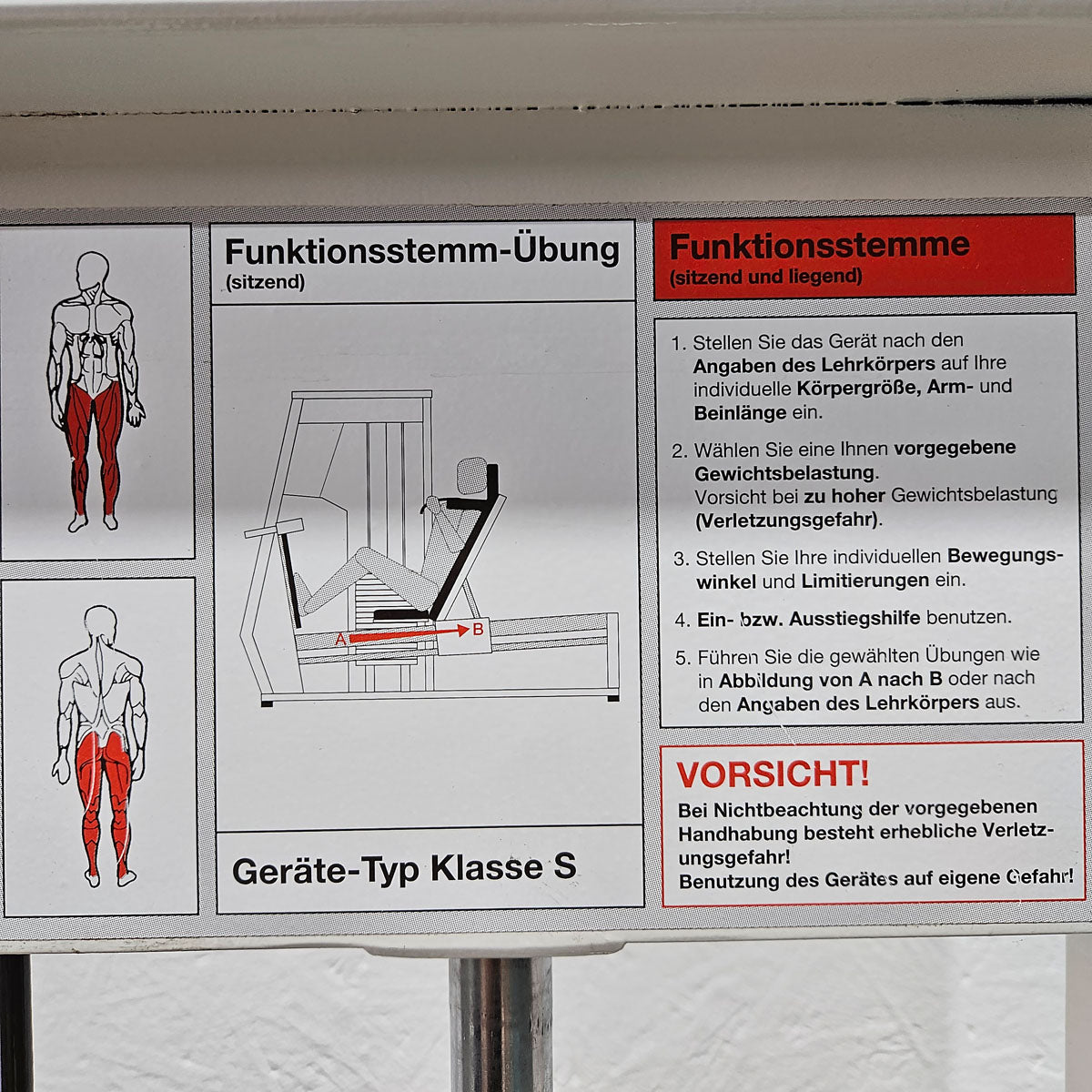 MKB Keller functional press, leg press adjustable sitting - lying, tilting gyroscope, 180kg weight block, color white, used - refurbished condition