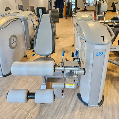 Nautilus ONE Seated Leg Curl, Model S6LC, frame color silver, used - refurbished condition
