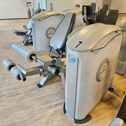 Nautilus ONE Seated Leg Curl, Model S6LC, frame color silver, used - refurbished condition