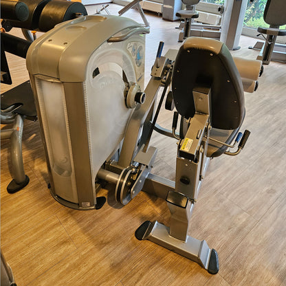 Nautilus ONE Seated Leg Curl, Model S6LC, frame color silver, used - refurbished condition