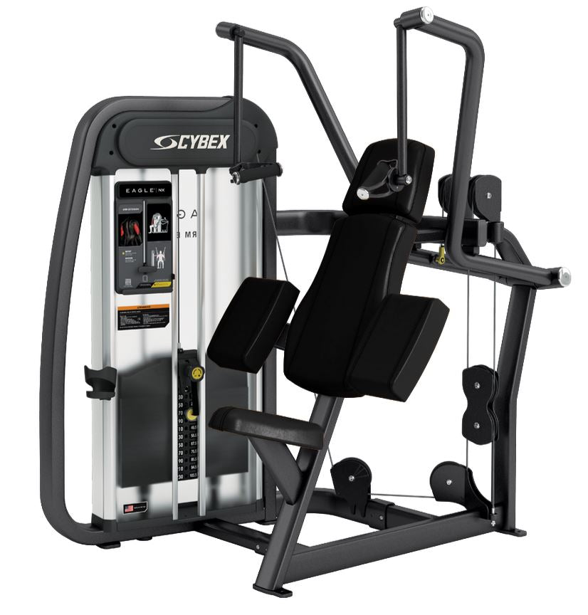 Cybex Eagle NX Arm Extension, Triceps Machine, Triceps Press, Frame Color Anthracite, Used - Refurbished Condition