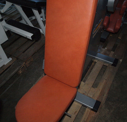 Effective Kraft-Ausdauer Zirkel - 9 Kraftegeräte, Gestell Silber, Polster Orange, gebraucht