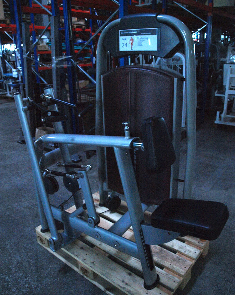Realleader Latisolator / Lat-Rudern / Seated Row / Rear Delt, Silber, gebraucht
