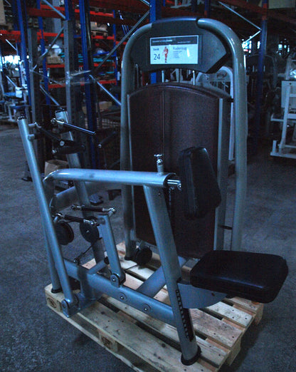Realleader Latisolator / Lat-Rudern / Seated Row / Rear Delt, Silber, gebraucht
