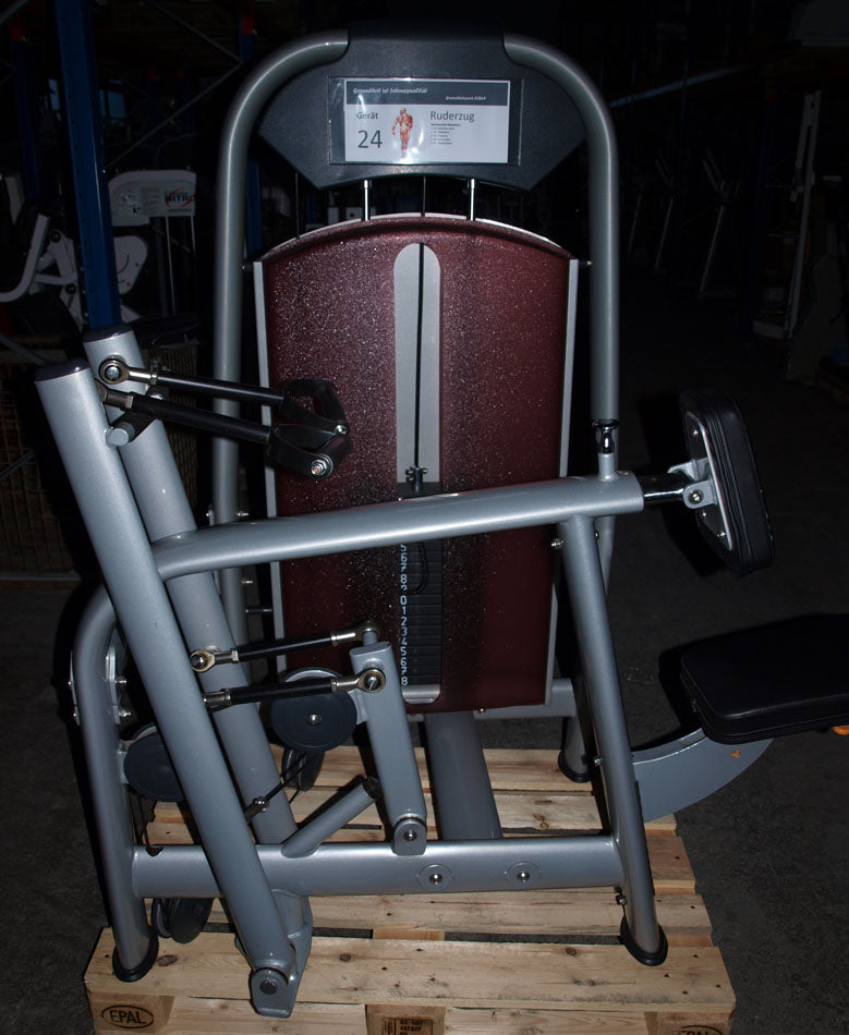 Realleader Latisolator / Lat-Rudern / Seated Row / Rear Delt, Silber, gebraucht