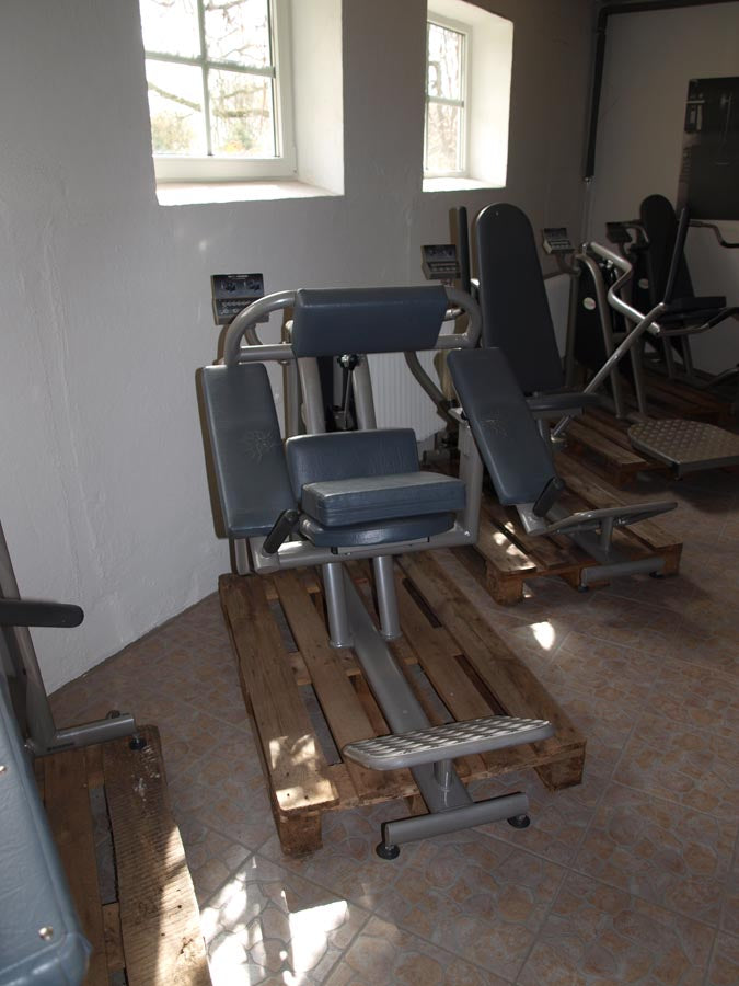 Calory Coach (SDH) Zirkel, 10 Kraftgeräte mit Display, Widerstände 1-8, Silber, gebraucht - überholter Zustand