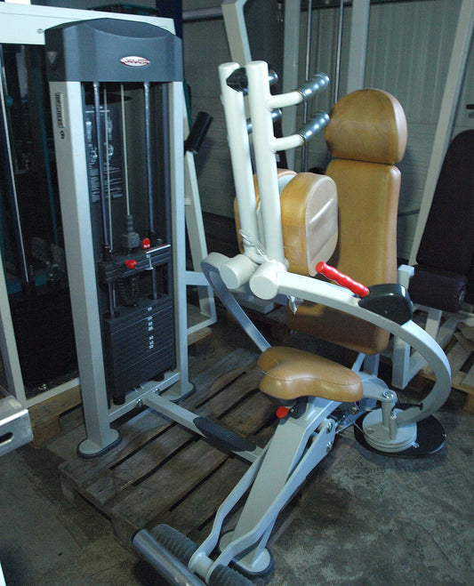 Panatta, Butterfly mit Einstiegshilfe, Pectoral Machine, Pec Fly, Farbe Silber, gebraucht - geprüfter Zustand