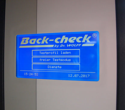 Dr. Wolff Back Check 607, Silber, guter Zustand, gebraucht