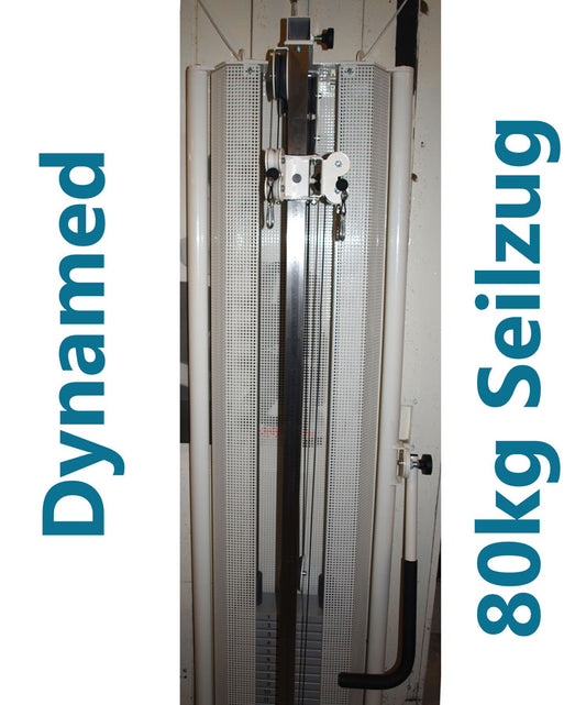 Dynamed Explosionszug, höhenverstellbar, Wandmontage, 80kg, weiß, neuwertig