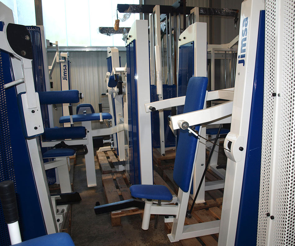 Jimsa Kraftgerätepark Proline Set 4, Fitnessstudio Geräte Ausstattung, gebraucht