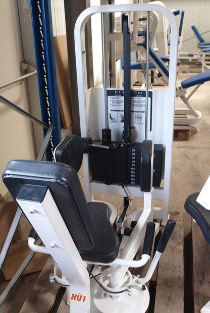 Cybex strength training equipment, 12 fitness machines, color white and black, used