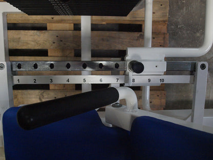 Proxomed Compass functional press, adjustable leg press, tilting gyroscope, MPG, frame color white, used - refurbished condition