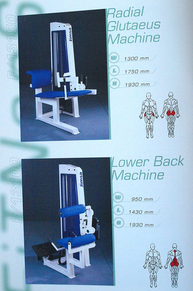 Jimsa Kraftgerätepark Proline Set 4, Fitnessstudio Geräte Ausstattung, gebraucht
