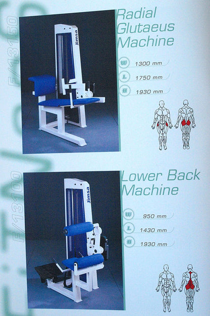 Jimsa Kraftgerätepark Proline Set 4, Fitnessstudio Geräte Ausstattung, gebraucht