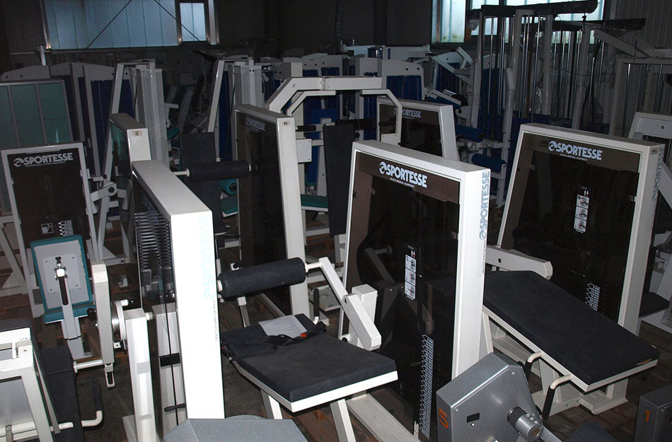 Sportesse Kraftgerätepark, 17 Fitnessgeräte, komplette Fitnessstudio Ausstattung, gebraucht