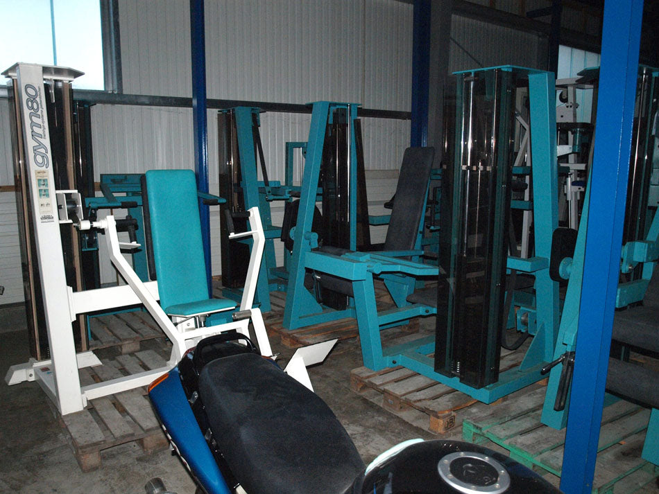 Gym 80 Gerätepark, Edition Line, 13 Kraftgeräte mit Plexiglasverkleidung, gebraucht