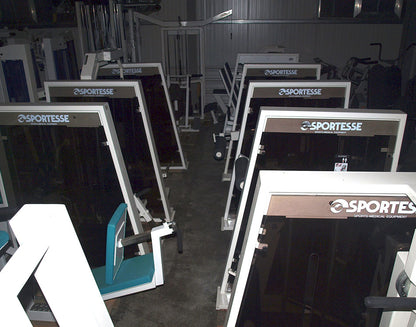 Sportesse Kraftgerätepark, 17 Fitnessgeräte, komplette Fitnessstudio Ausstattung, gebraucht