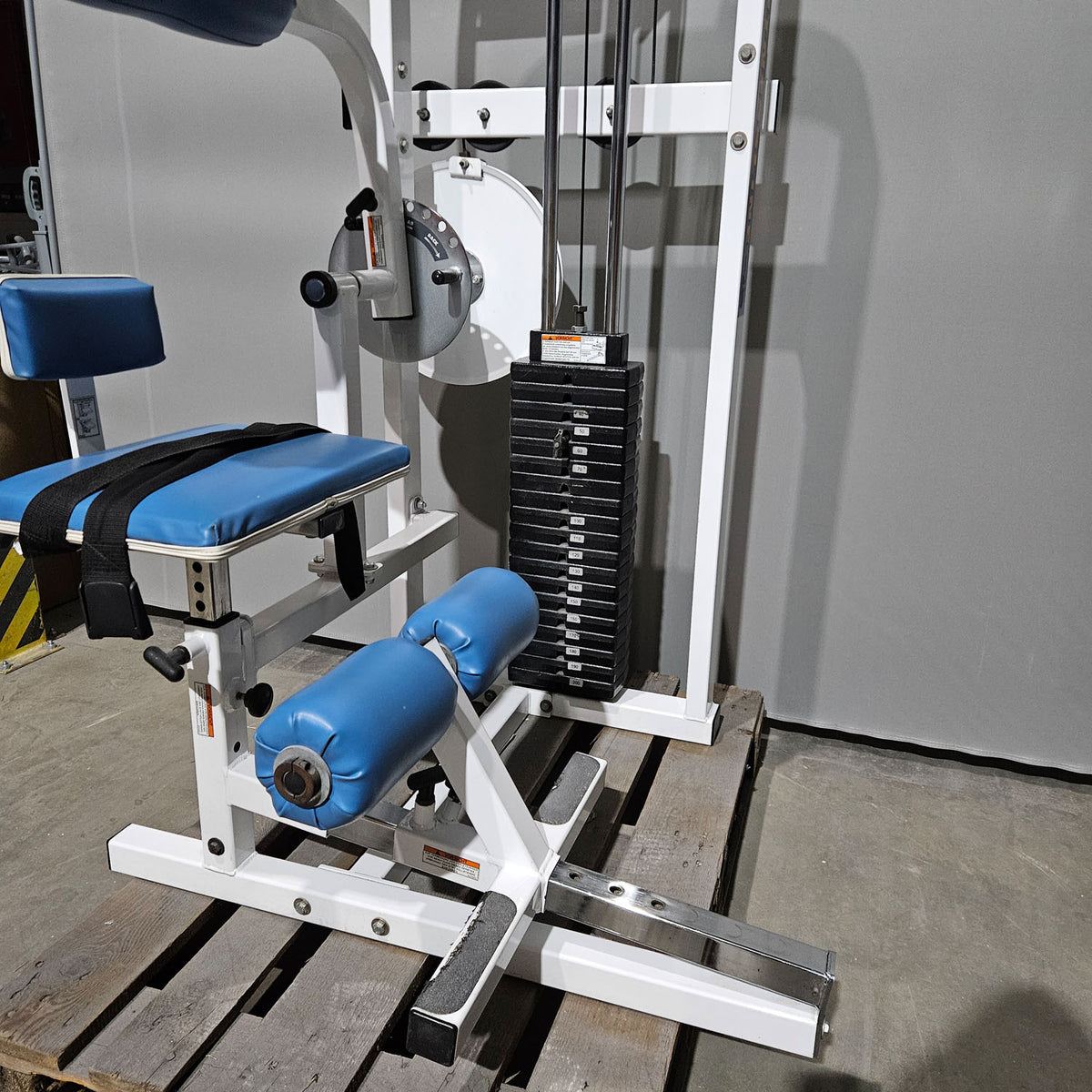 Paramount Back-Ab Model 1800 - Bauchmaschine und Rückenstrecker 2 in 1 Kombimaschine, Lower back and Abdominal, Made in USA, Farbe Weiß, gebraucht - geprüfter Zustand