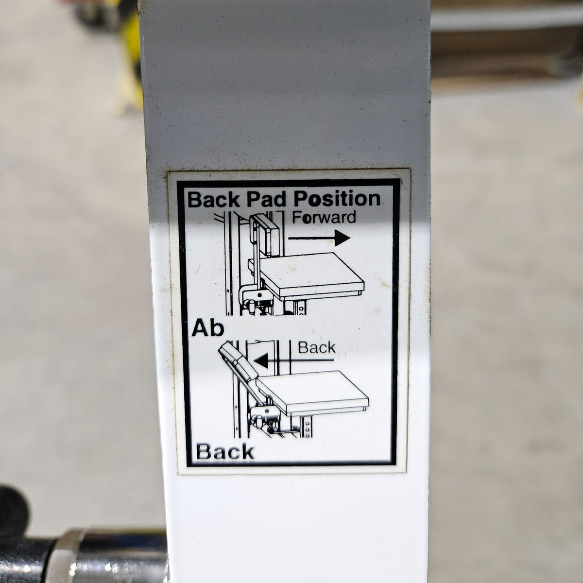 Paramount Back-Ab Model 1800 - Bauchmaschine und Rückenstrecker 2 in 1 Kombimaschine, Lower back and Abdominal, Made in USA, Farbe Weiß, gebraucht - geprüfter Zustand