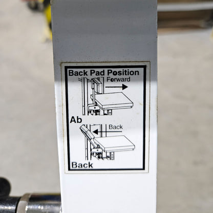 Paramount Back-Ab Model 1800 - Bauchmaschine und Rückenstrecker 2 in 1 Kombimaschine, Lower back and Abdominal, Made in USA, Farbe Weiß, gebraucht - geprüfter Zustand