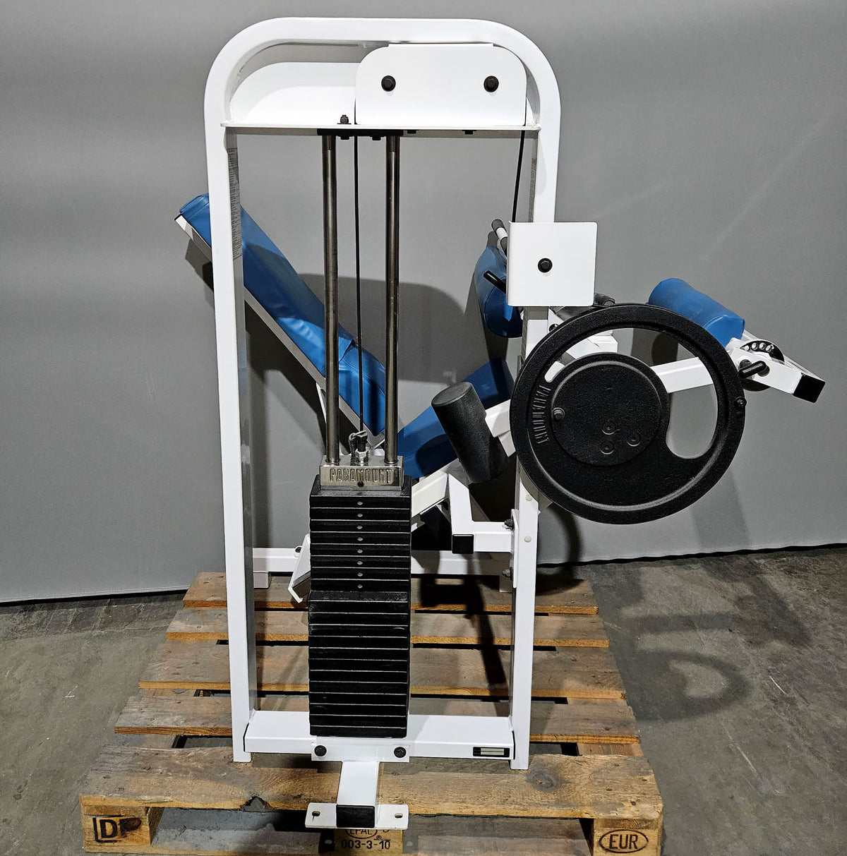 Paramount Back-Ab Model 1800 - Bauchmaschine und Rückenstrecker 2 in 1 Kombimaschine, Lower back and Abdominal, Made in USA, Farbe Weiß, gebraucht - geprüfter Zustand