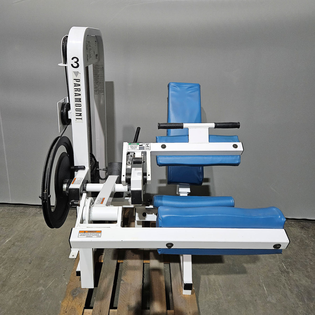 Paramount Leg Curl seated Model PL 2100 - Beinbeuger sitzend, Kniebeuger, Made in USA, Farbe Weiß, gebraucht - geprüfter Zustand
