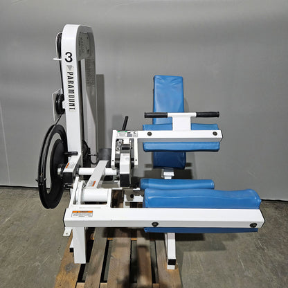 Paramount Leg Curl seated Model PL 2100 - Beinbeuger sitzend, Kniebeuger, Made in USA, Farbe Weiß, gebraucht - geprüfter Zustand