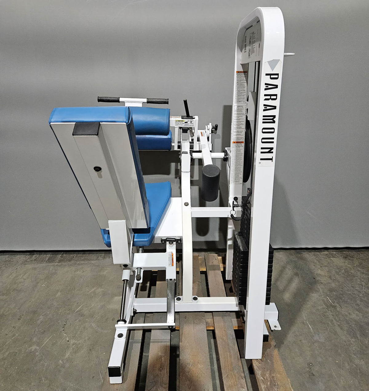 Paramount Leg Curl seated Model PL 2100 - Beinbeuger sitzend, Kniebeuger, Made in USA, Farbe Weiß, gebraucht - geprüfter Zustand