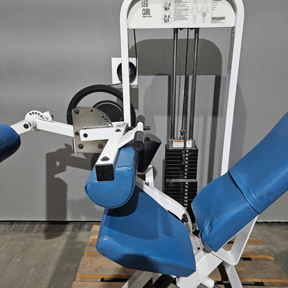 Paramount Leg Curl seated Model PL 2100 - Beinbeuger sitzend, Kniebeuger, Made in USA, Farbe Weiß, gebraucht - geprüfter Zustand