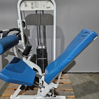 Paramount Leg Curl seated Model PL 2100 - Beinbeuger sitzend, Kniebeuger, Made in USA, Farbe Weiß, gebraucht - geprüfter Zustand