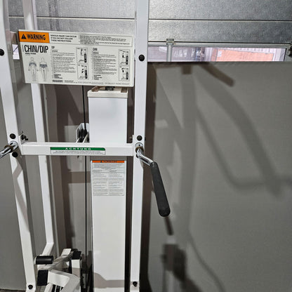 Paramount Chin-Dip Model PL4000 - Dip-Klimmzugmaschine mit Gewichtsunterstützung, Made in USA, gebraucht - geprüfter Zustand