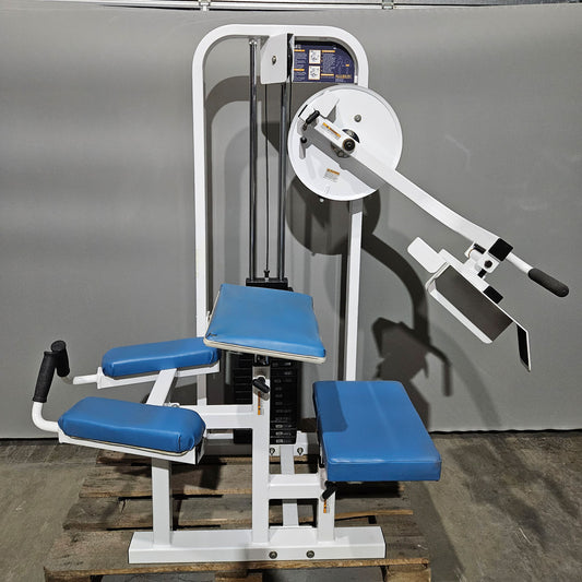 Paramount Glute Model 1300 - Gluteusmaschine Kick, Glute Radial Pomaschine, Made in USA, Farbe Weiß, gebraucht - geprüfter Zustand