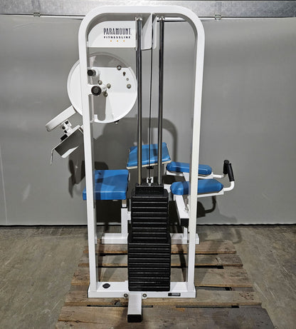 Paramount Glute Model 1300 - Gluteusmaschine Kick, Glute Radial Pomaschine, Made in USA, Farbe Weiß, gebraucht - geprüfter Zustand