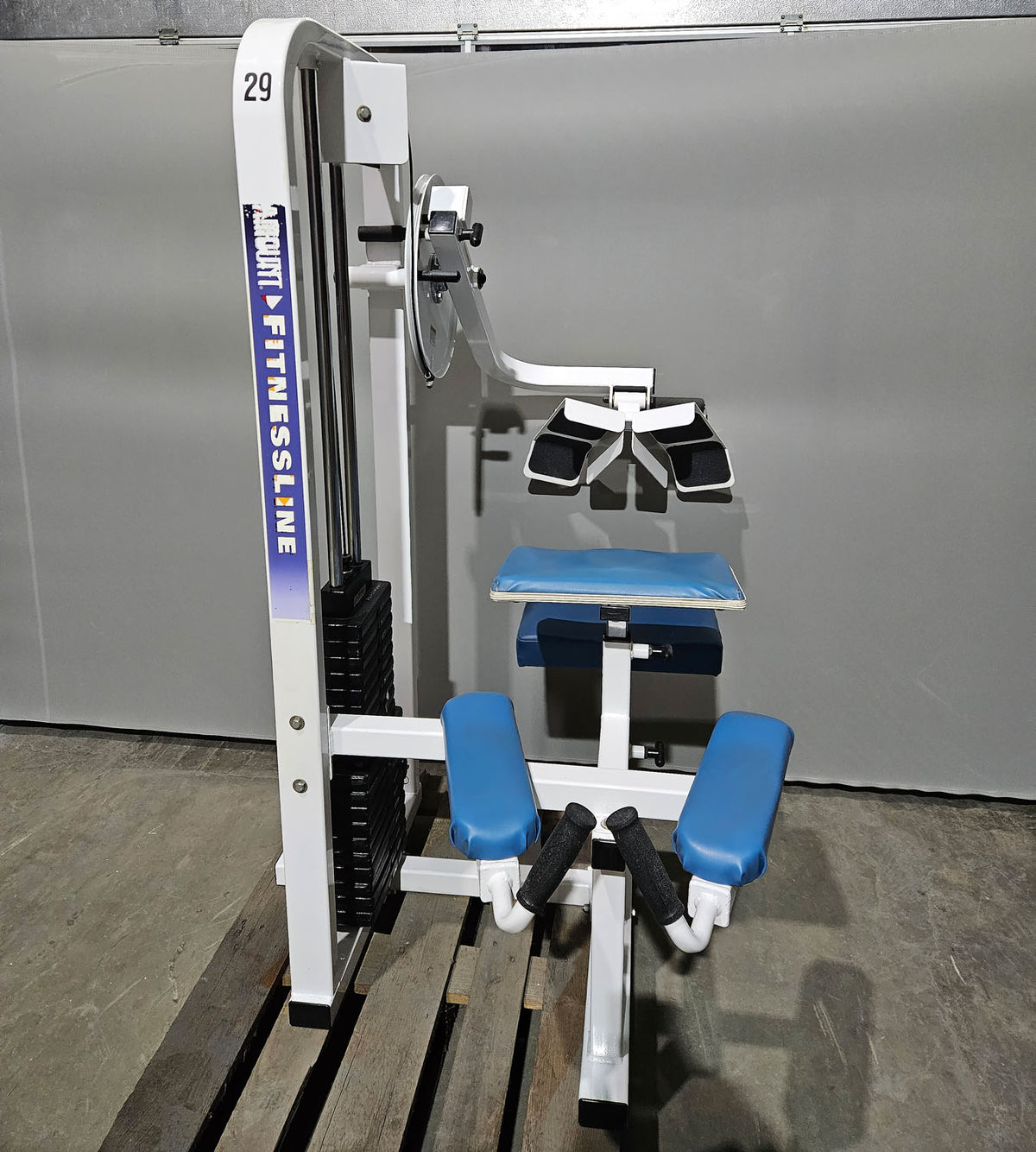 Paramount Glute Model 1300 - Gluteusmaschine Kick, Glute Radial Pomaschine, Made in USA, Farbe Weiß, gebraucht - geprüfter Zustand
