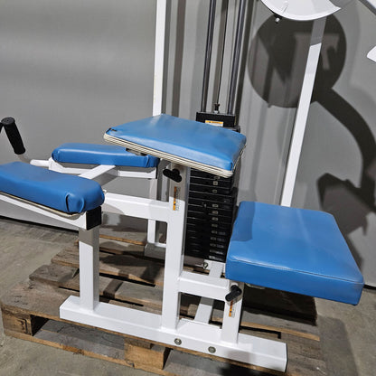 Paramount Glute Model 1300 - Gluteusmaschine Kick, Glute Radial Pomaschine, Made in USA, Farbe Weiß, gebraucht - geprüfter Zustand