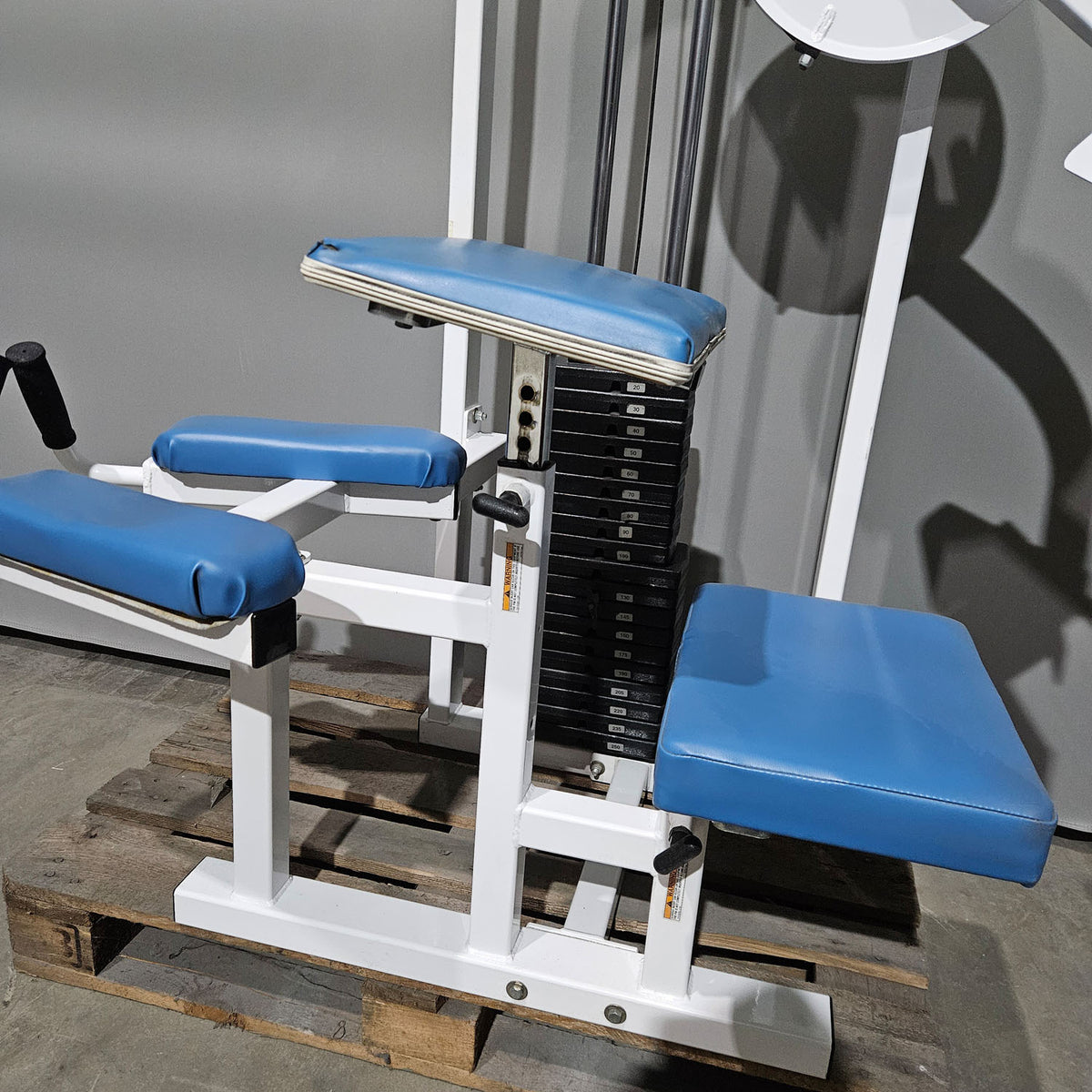Paramount Glute Model 1300 - Gluteusmaschine Kick, Glute Radial Pomaschine, Made in USA, Farbe Weiß, gebraucht - geprüfter Zustand