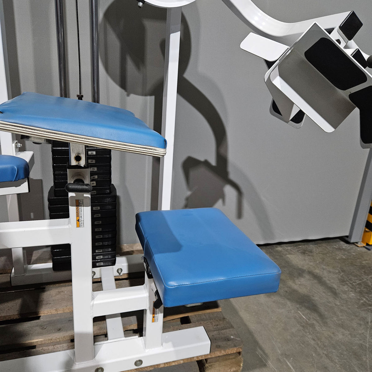 Paramount Glute Model 1300 - Gluteusmaschine Kick, Glute Radial Pomaschine, Made in USA, Farbe Weiß, gebraucht - geprüfter Zustand