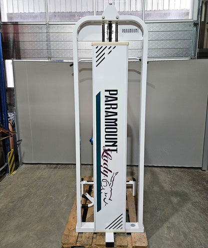 Paramount Lat-Row Model 700 - Latzug von Oben am Kabel sowie Rudern am Kabel - 2 in 1 Kombigerät, Pulldown and Row, Made in USA, gebraucht - geprüfter Zustand