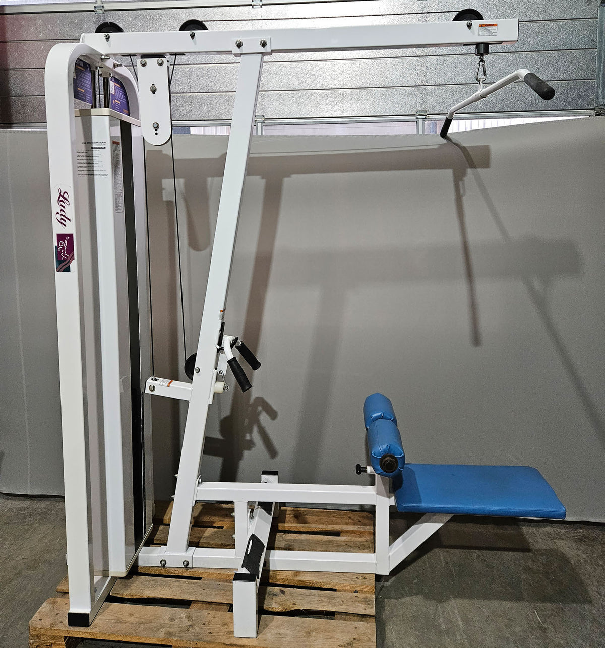 Paramount Lat-Row Model 700 - Latzug von Oben am Kabel sowie Rudern am Kabel - 2 in 1 Kombigerät, Pulldown and Row, Made in USA, gebraucht - geprüfter Zustand