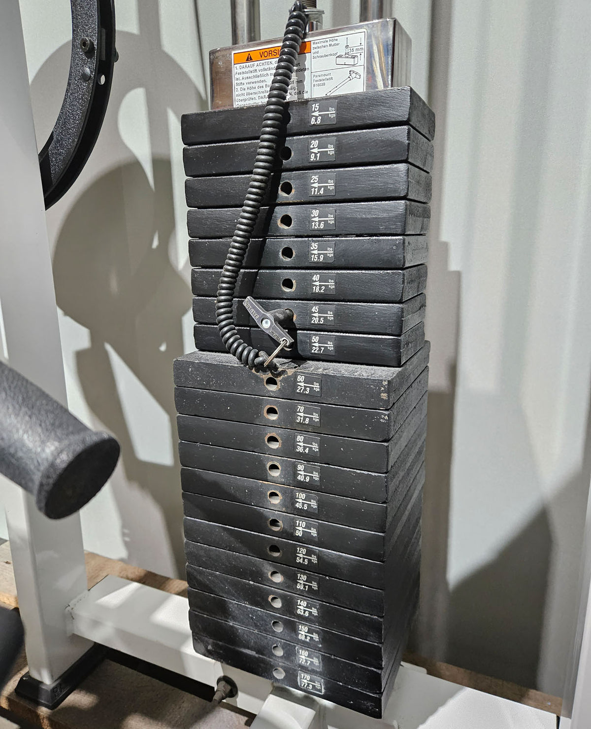 Paramount Leg Extension Model PL 2000 - Beinstrecker, Kniestrecker, Made in USA, Farbe Weiß, gebraucht - geprüfter Zustand