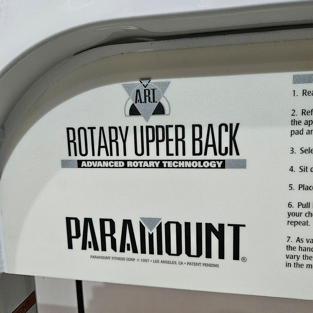 Paramount Rotary Upper Back - ART 4300 - Rudermaschine Row mit Bruststütze, drehbare Griffe, Made in USA, gebraucht - geprüfter Zustand